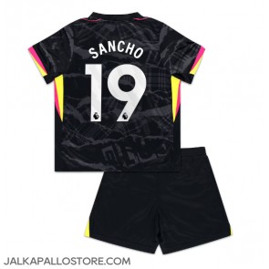 Chelsea Jadon Sancho #19 Kolmaspaita Lapsille 2024-25 Lyhythihainen (+ shortsit)